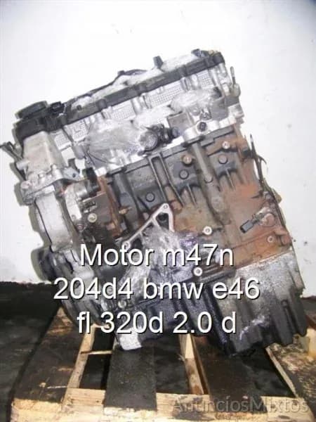 Motor m47n 204d4 bmw e46 fl 320d 2.0 d - Foto 1