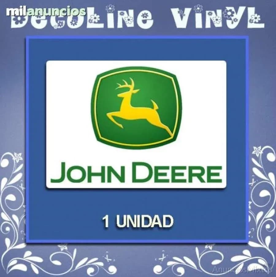 Pegatina john deere ref: dp704 - Foto 1