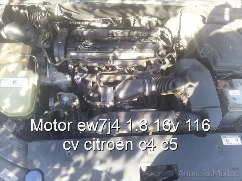 Motor ew7j4 1.8 16v 116 cv citroen c4 c5 - Foto 1