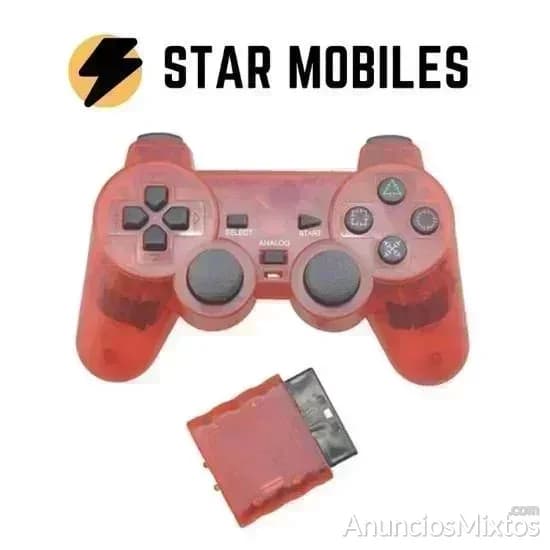 MANDO INALAMBRICO PS2 DUAL SHOCK ROJO - Foto 2