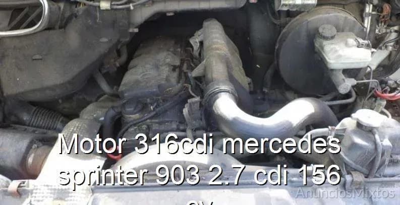 Motor 316cdi mercedes sprinter 903 2.7 cdi 156 cv - Foto 1