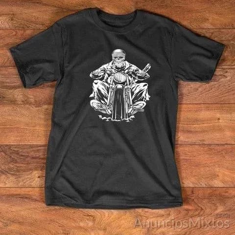Camiseta caferacer skull rider jbg05 - Foto 1