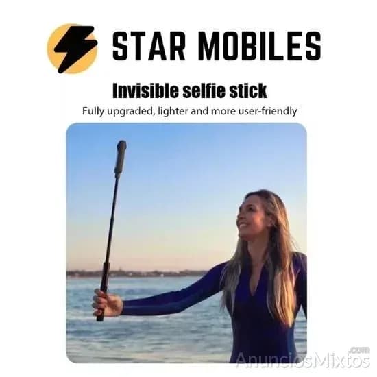 PALO SELFIE TRIPOD INVISIBLE 360 ESTABILIZADOR - Foto 1