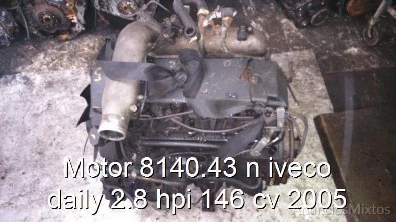 Motor 8140.43 n iveco daily 2.8 hpi 146 cv 2005 - Foto 1