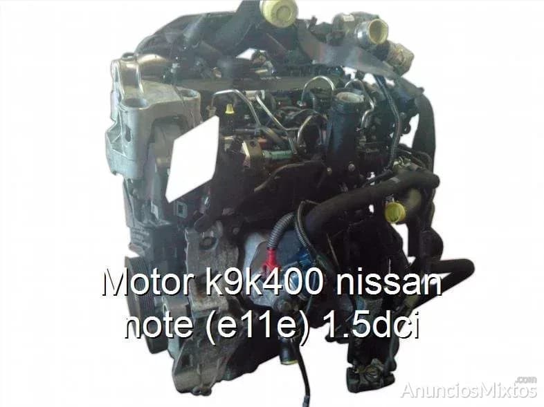 Motor k9k400 nissan note (e11e) 1.5dci - Foto 1