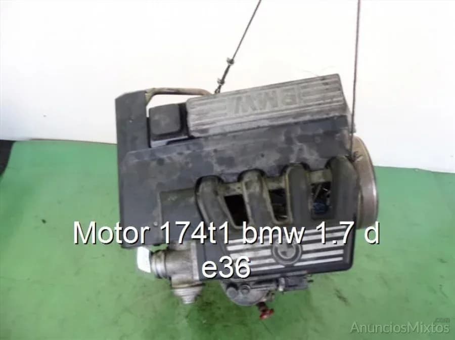 Motor 174t1 bmw 1.7 d e36 - Foto 1