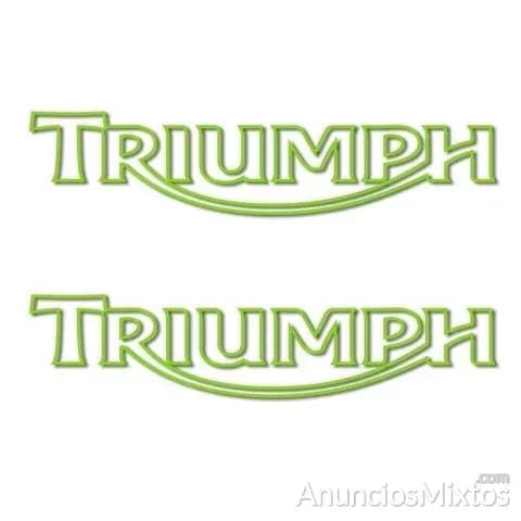 Pegatinas triumph letras negativo rv315 - Foto 8