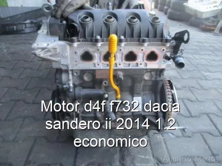 Motor d4f f732 dacia sandero ii 2014 1.2 economico - Foto 1