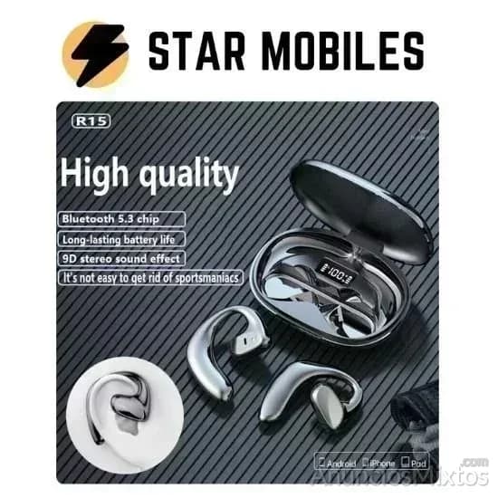 AURICULAR BLUETOOTH INALAMBRICO OSEO R15 - Foto 3