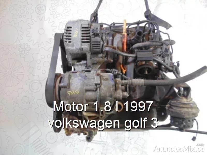 Motor 1.8 l 1997 volkswagen golf 3 - Foto 1