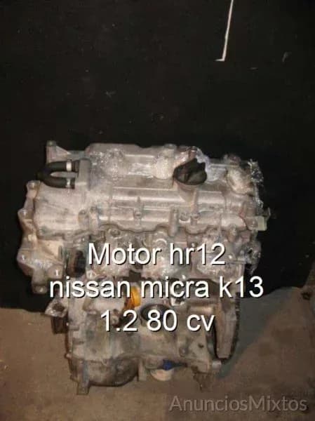 Motor hr12 nissan micra k13 1.2 80 cv - Foto 1