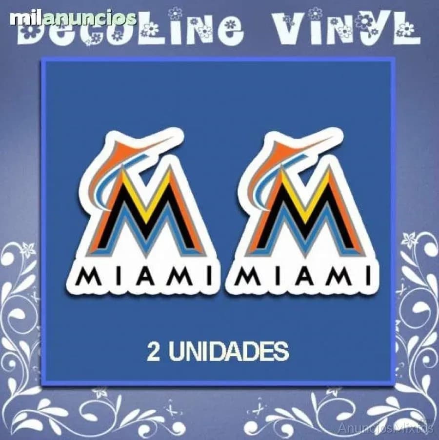 Pegatinas miami marlins ref: dp394 - Foto 1
