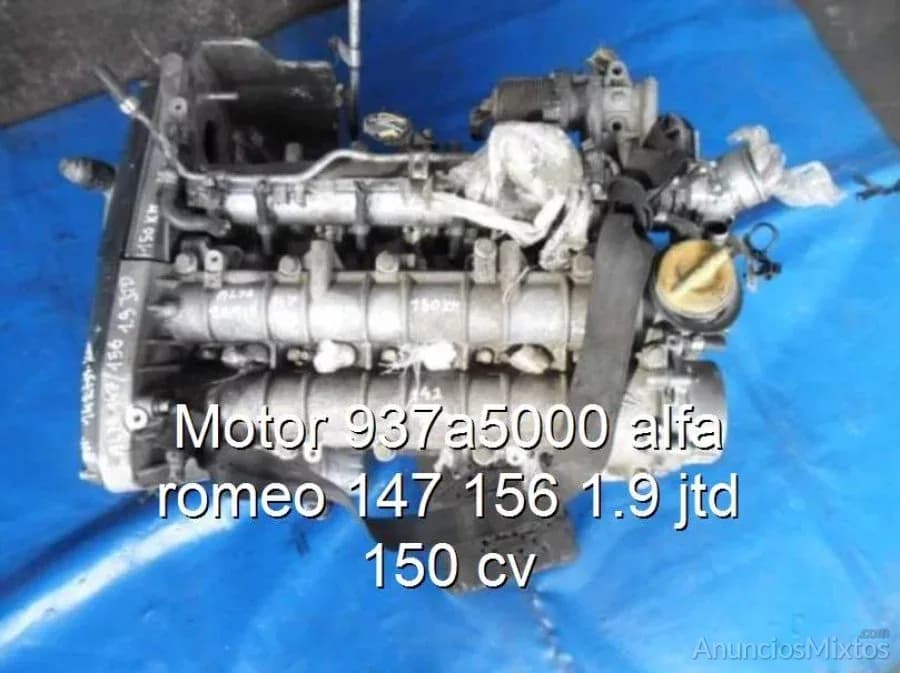 Motor 937a5000 alfa romeo 147 156 1.9 jtd 150 cv - Foto 1