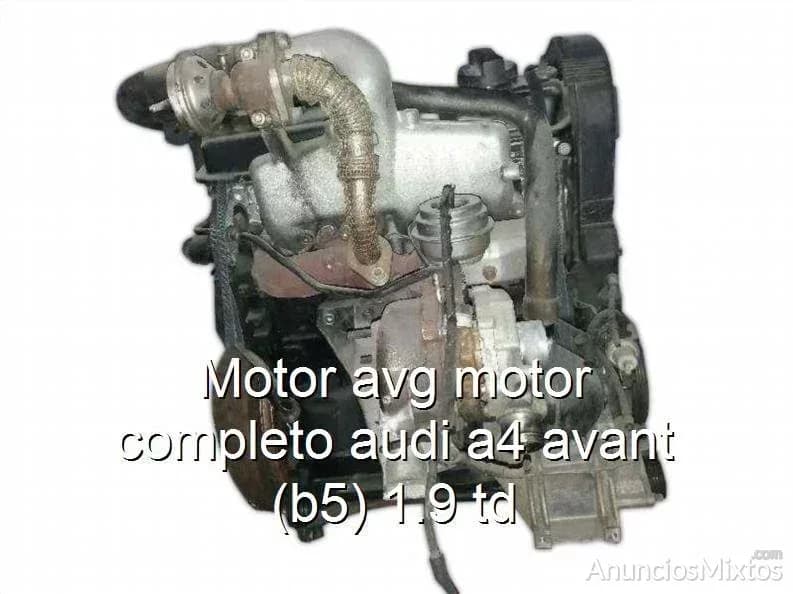 Motor avg motor completo audi a4 avant (b5) 1.9 td - Foto 1