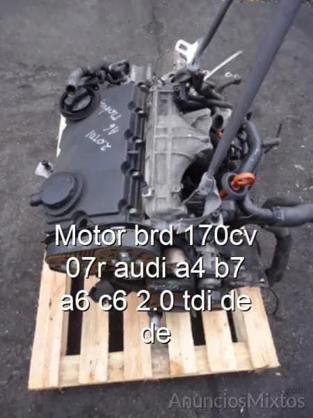 Motor brd 170cv 07r audi a4 b7 a6 c6 2.0 tdi de de - Foto 1