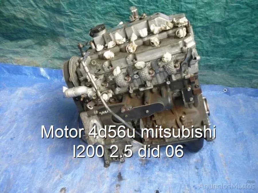 Motor 4d56u mitsubishi l200 2.5 did 06 - Foto 1
