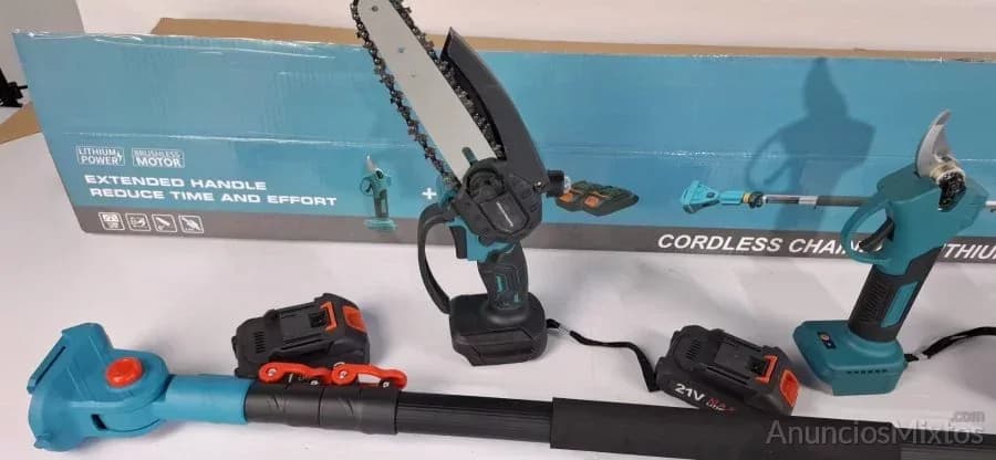 conjunto de altura motosierra y tijeras - Foto 1
