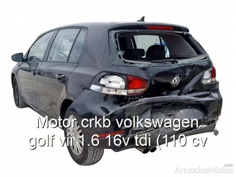 Motor crkb volkswagen golf vii 1.6 16v tdi (110 cv - Foto 1