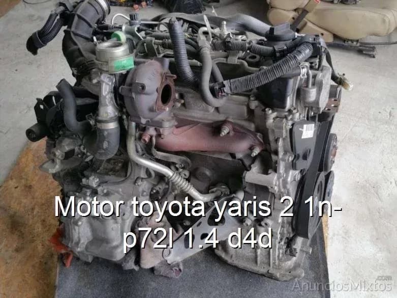 Motor toyota yaris 2 1n-p72l 1.4 d4d - Foto 1