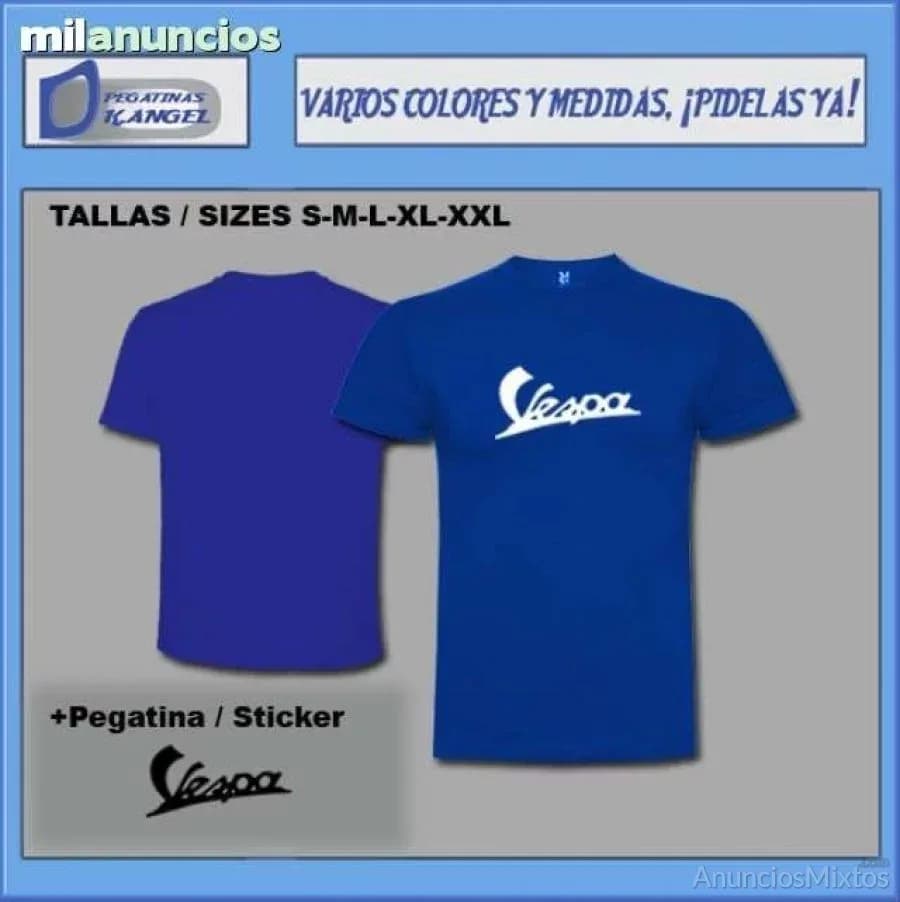 Camiseta vespa ref: c38 - Foto 4