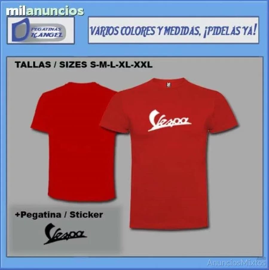 Camiseta vespa ref: c38 - Foto 6