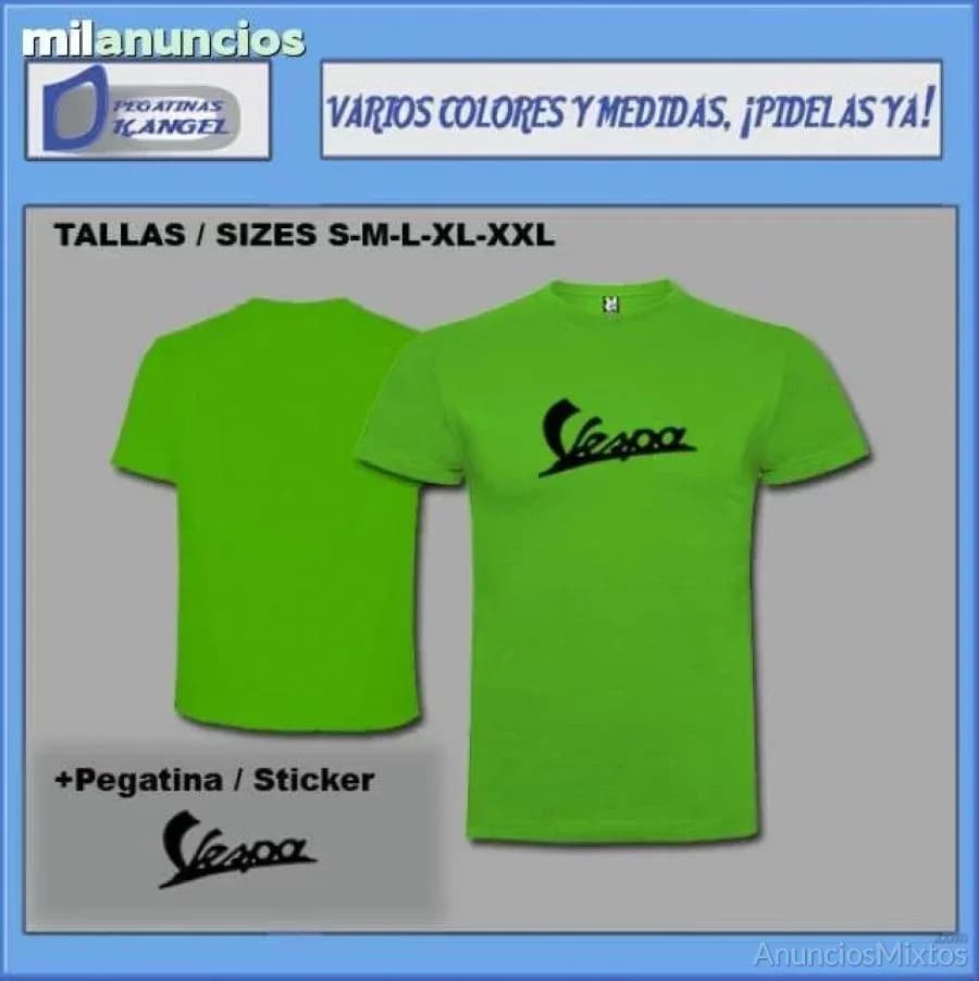 Camiseta vespa ref: c38 - Foto 7