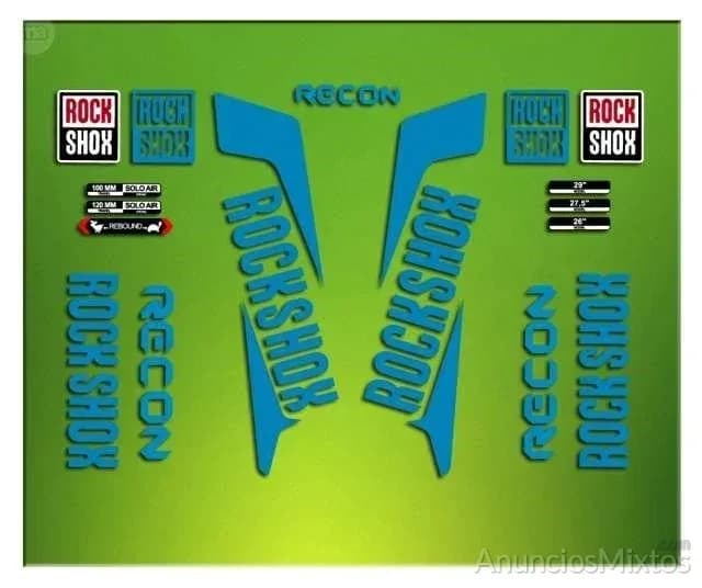 Pegatinas rock shox recon 2016 elx32 - Foto 2