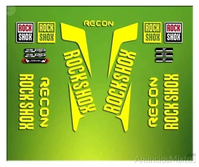 Pegatinas rock shox recon 2016 elx32 - Foto 3