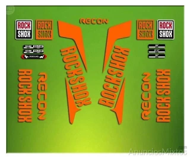Pegatinas rock shox recon 2016 elx32 - Foto 4