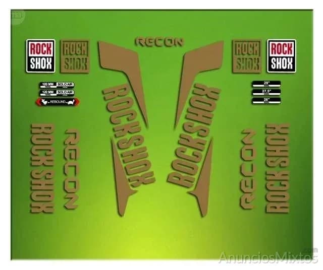 Pegatinas rock shox recon 2016 elx32 - Foto 6