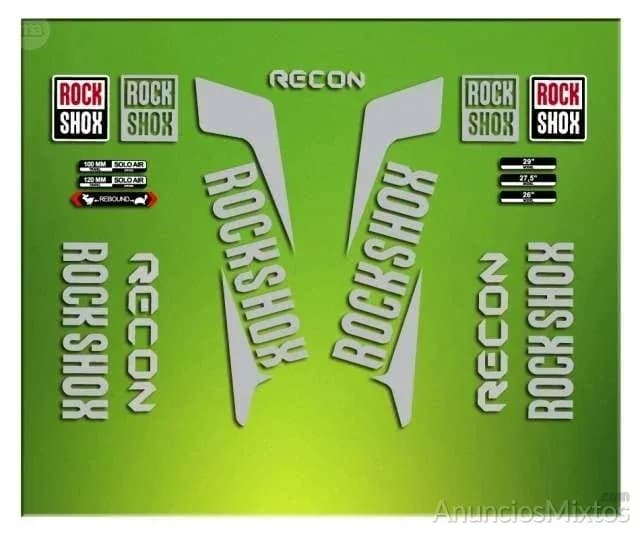 Pegatinas rock shox recon 2016 elx32 - Foto 7