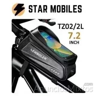 Bolsa soporte para tubo frontal de bicicleta 2L - Foto 1