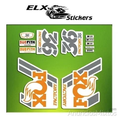 Pegatinas fox 36 2018 elx85 - Foto 1