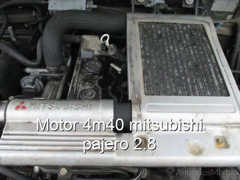 Motor 4m40 mitsubishi pajero 2.8 - Foto 1
