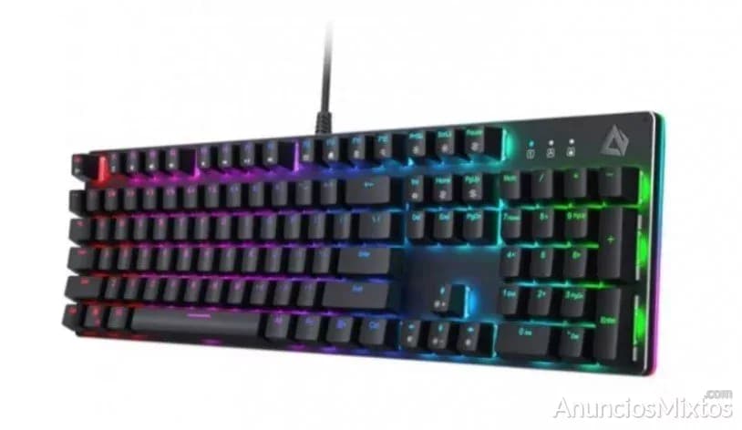 TECLADO MECÁNICO AUKEY KM-G12 GAMING RGB SWITCH RE - Foto 1