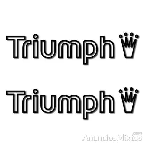 Pegatinas triumph corona negativo rv312 - Foto 1
