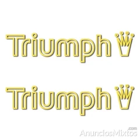 Pegatinas triumph corona negativo rv312 - Foto 2