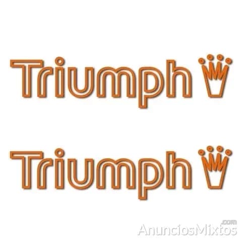 Pegatinas triumph corona negativo rv312 - Foto 5