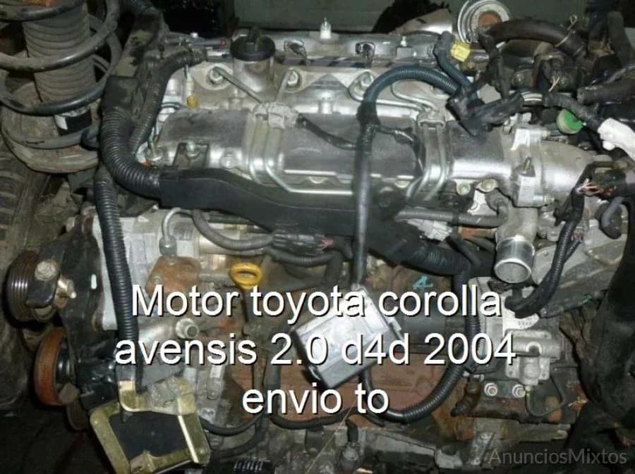 Motor toyota corolla avensis 2.0 d4d 2004 envio to - Foto 1