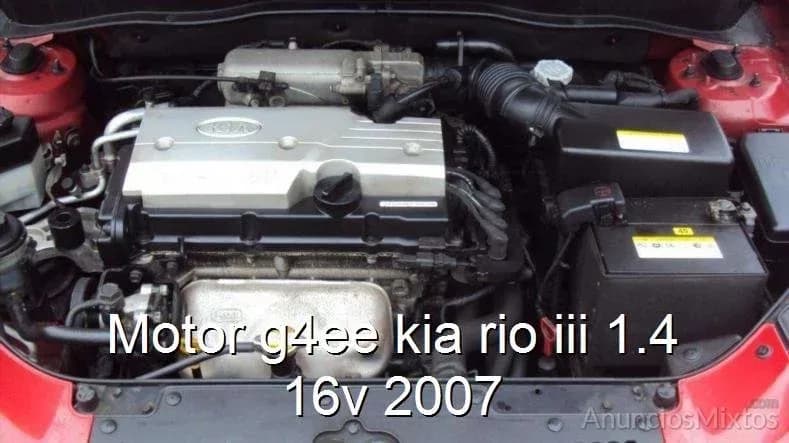 Motor g4ee kia rio iii 1.4 16v 2007 - Foto 1