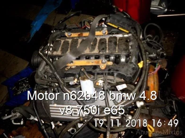 Motor n62b48 bmw 4.8 v8 750i e65 - Foto 1