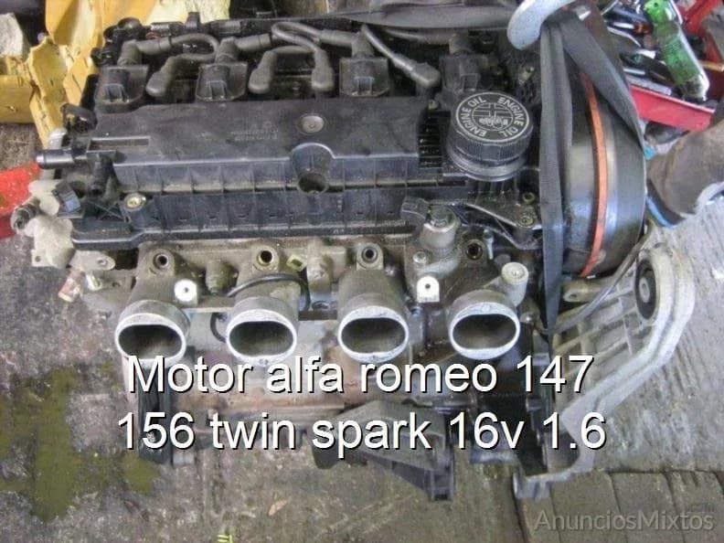 Motor alfa romeo 147 156 twin spark 16v 1.6 - Foto 1
