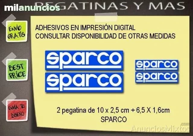 Pegatinas sparco ref: fdp118 - Foto 1