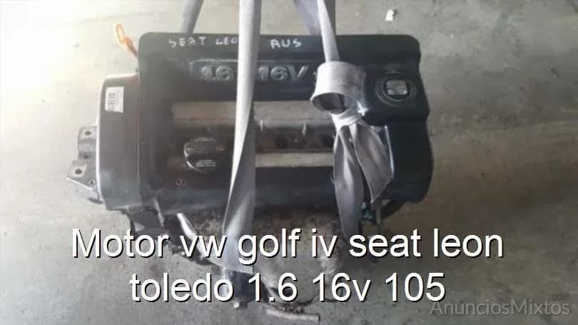 Motor vw golf iv seat leon toledo 1.6 16v 105 - Foto 1