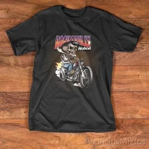 Camiseta caferacer rockabillyskull jbg18 - Foto 1