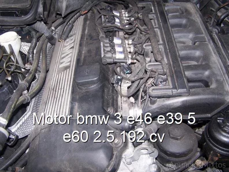 Motor bmw 3 e46 e39 5 e60 2.5 192 cv - Foto 1