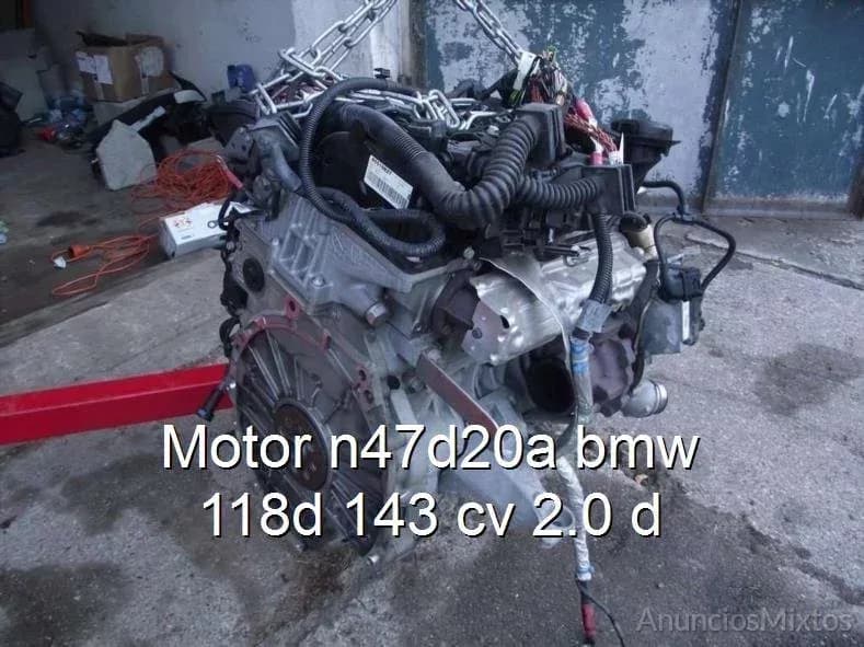 Motor n47d20a bmw 118d 143 cv 2.0 d - Foto 1