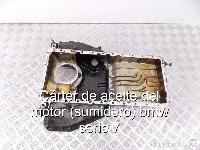 Cárter de aceite del motor (sumidero) bmw serie 7 - Foto 1