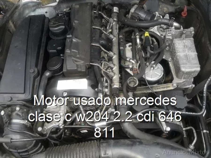 Motor usado mercedes clase c w204 2.2 cdi 646 811 - Foto 1