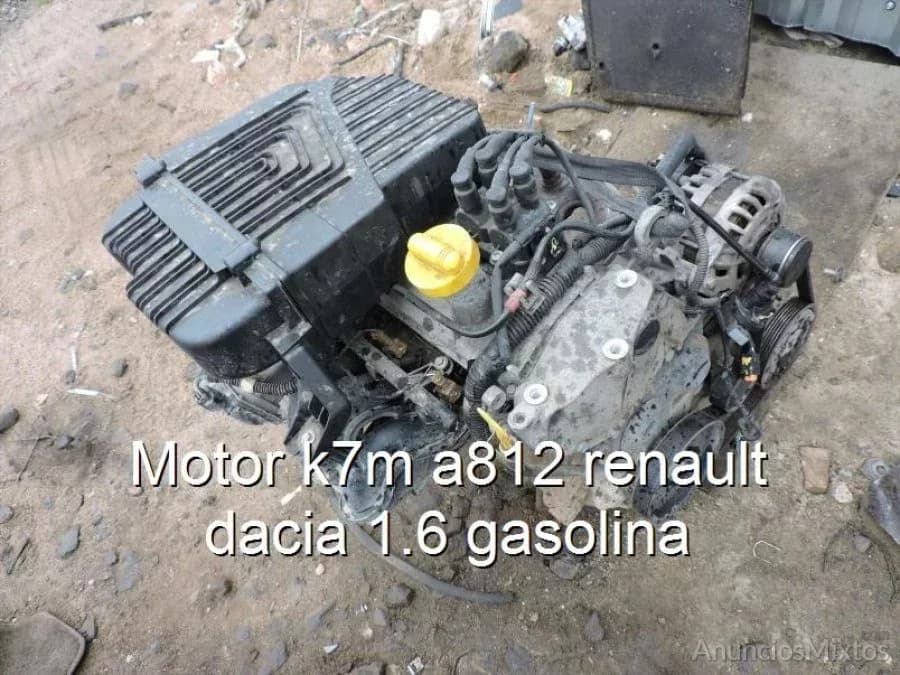 Motor k7m a812 renault dacia 1.6 gasolina - Foto 1